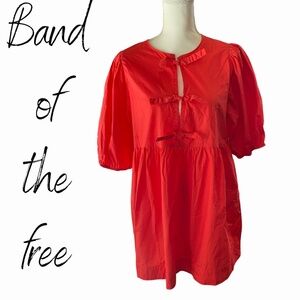 NWT Baby Doll Front Tie Dress